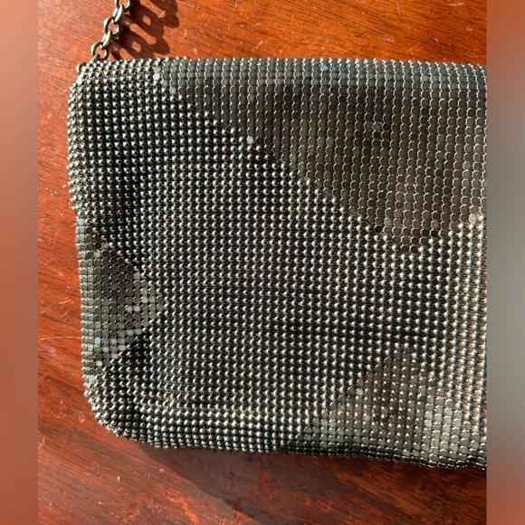 BCBGMAZRIA, metal chain clutch purse - Picture 11 of 11